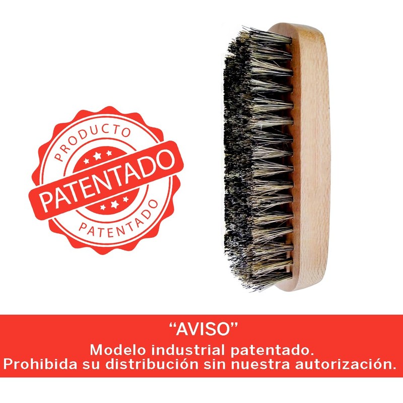 Cepillo Militar Jye Original Cerdas De Jabali