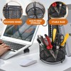 DYUEE Mesh Desk Organiser with Hook Handle, 360-Degree Rotating Multi-Functional