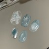 [Handmade Nail Tips] Blue Star Nail Tips - Short Oval