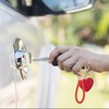 CHUQING Keychain for Women,Crystal Car Keychains with Rhinestone Heart Shape