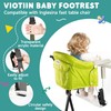 Acrylic Baby Footrest Compatible with Inglesina Fast Table Chair, Adjustable