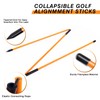 BIRDIEBLAST Professional 4 Pack Collapsible Golf Alignment Sticks, Premium 40"