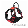 No-Pull Dog Harness Vest Adjustable Outdoor Front Mesh Red