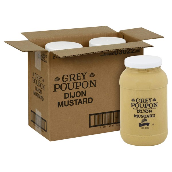 Grey Poupon Classic Mustard, 2 Case -- 1 Gallon