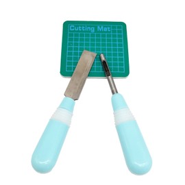 HONEYSEW 3 Pcs Sewing Buttonhole Cutter Set, for Buttonhole and Eyehole (BLUE)