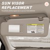 Beige Driver Left Side Sun Visor Replacement Compatible with 2008