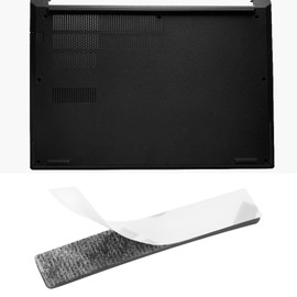 ECSiNG 4Pcs Laptop Rubber Feet Floor Cover Compatible with Lenovo Thinkpad R14 E15 E14 2.7x0.5cm Black