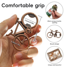 Bike Bottle Opener, Portable Vintage Bike Bottle Opener for Men, Christmas Birthday Gifts Fathers Gifts for Men Him Dad Husband Boyfriend, Great Gift for A Cyclist.