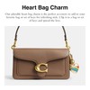 Metal Heart Bag Charm