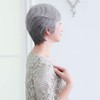 All Mrs. Minimalist Short Heat Resistant Gray Hair