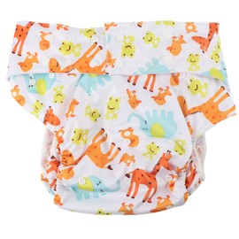 Washable Reusable Adjustable Breathable Anti Leakage Adult Diapers for Elderly (A51)