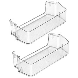 Bullro| 2 Pack W11034658 Door Bin Replace W10910090 4585666 AP6285464 PS12348327 EAP12348327, W11174793 W11034658 Refrigerator Door Bin Shelf Compatible with amana kenmore Right Side Door