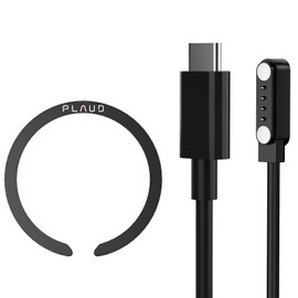 Replacement Set for Plaud Note AI Voice Recorder – USB-C Magnetic Charging Cable & 0.2" Ultra-Thin Magnetic Ring, 2ft Fast-Charge Cable, Official Compatible Accessory, Backup Replacement