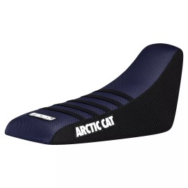 Enjoy Mfg Arctic Cat 50 90 Gripper Seat Cover  2002 - 2005  BLACK/KTM BLUE/BLACK rib #256