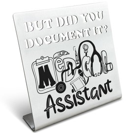 But Did You Document It - Regalos de asistente médico para mujeres y hombres, MA de enfermería, futuro, enfermera, regalos divertidos para asistente médico, enfermera, semana, regalo de computadora,