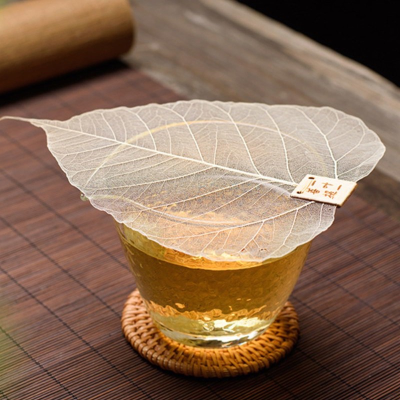 5 PCS Natural Pipal Leaf Tea Infuser
