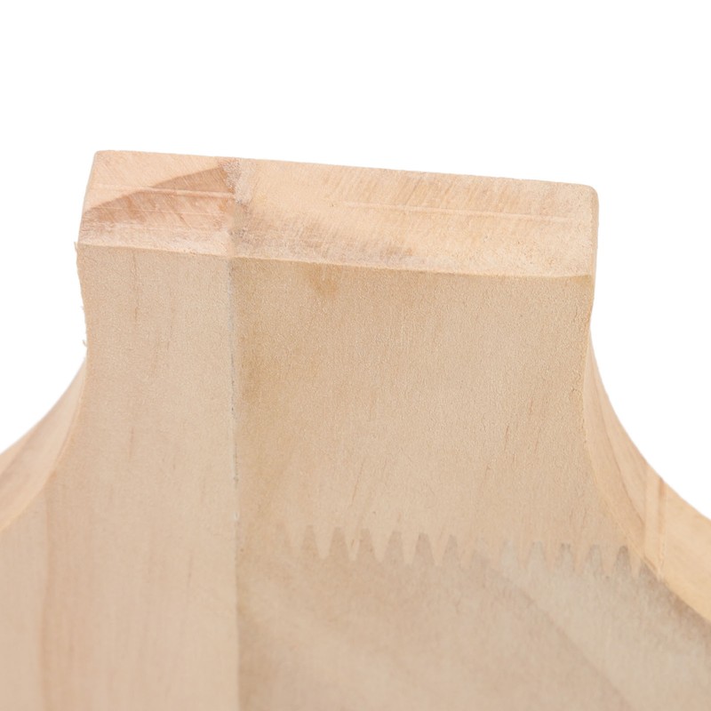 2pcs Wooden Necklace Display Stand Vase Shaped Light Weight Solid