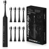 HYCHIKA Adult sonic electric toothbrush, rechargeable, 240-day battery life