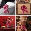 Prmape Pack of 30 Gift Bows Deep Red, Bow Wedding