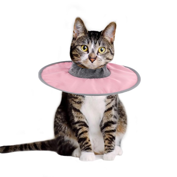 Cat Recovery Collar Adjustable Cat Neck Protective Cat Collar Waterproof