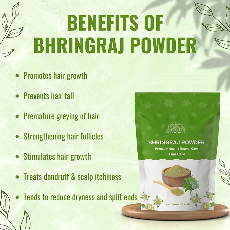 Bhringraj Powder for hair growth 100g | 3.5 oz Hair