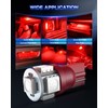 Marsauto 194 LED Bulb Brilliant Red 168 T10 2825 5SMD
