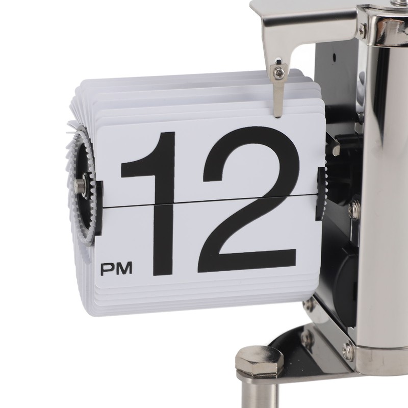 Retro Digital Flip Down Clock Flip Desk Clock Mechanical Battery