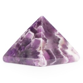Artistone Amethyst Crystal Pyramid Stone, Gemstone Healing Crystals Orgone Chakra Pyramid Positive Energy Generator Protection Home Decor Meditation Yoga 1.6 Inch