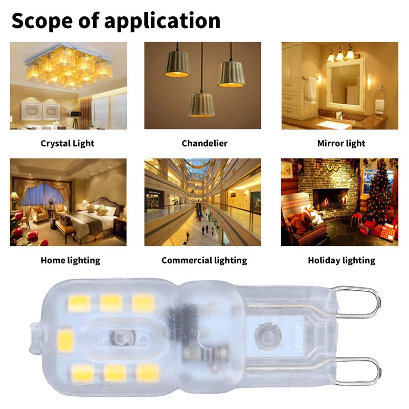G9 Bulb Dimmable Eye Protection Energy Saving 14 LEDs 3W