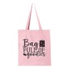 TeesAndTankYou Bag Full of Goodies Canvas Tote Bag Reusable Grocery