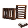 OUDQFCJ 1 Piece Soap Dish Wooden Shower Handmade Soap Holder