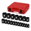 MIXPOWER 19 Piece 1/2-Inch Drive Standard Impact Socket Set, SAE,