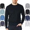 Castle Point Mens 100% Cotton Crew Neck V Neck Sweater,