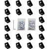 VICHSAMWY Pack of 20 Mounting Material Angle, Aluminium Profile 20