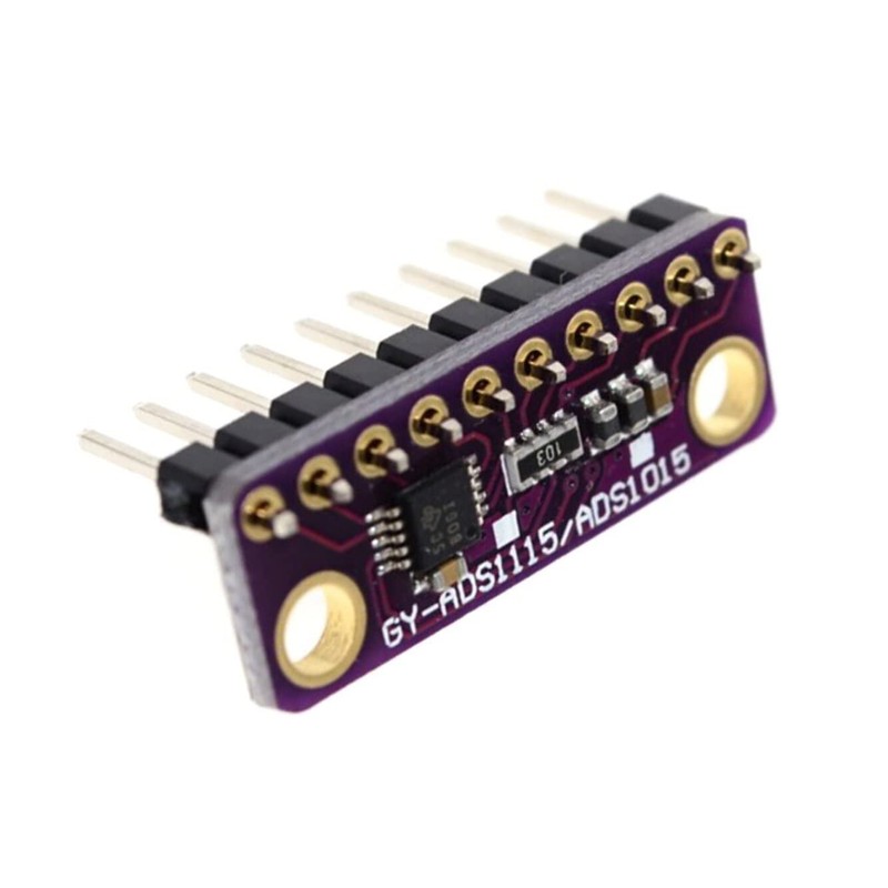 CANADUINO® ADS1115 4-Channel 16-Bit ADC Analog-Digital-Converter with I2C Interface