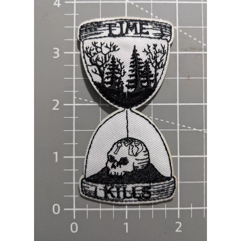 Unbranded Time Kills Hourglass Life Death Goth Punk Emo Embroidered