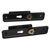 Door Lever Lock Universal Aluminium Alloy Black Door Security Latch