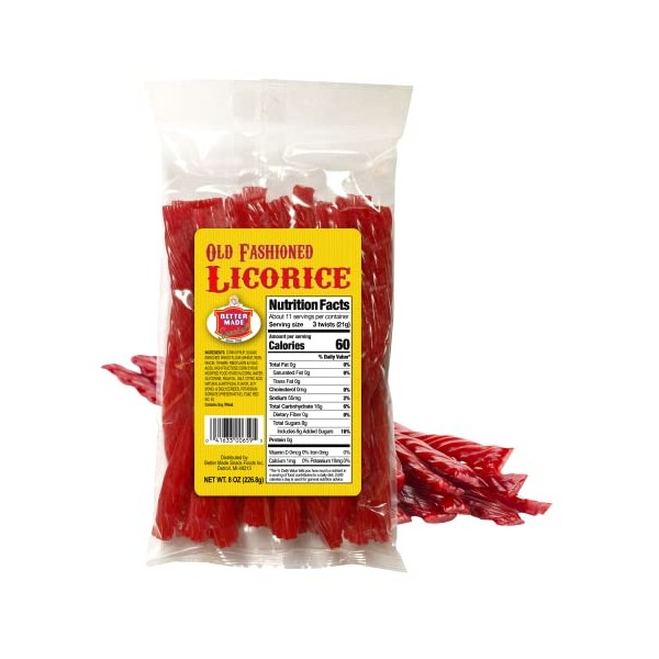Better Made Old Fashion Licorice - 8oz Bag - Better Made Special - Family Owned in Detroit Since 1930
