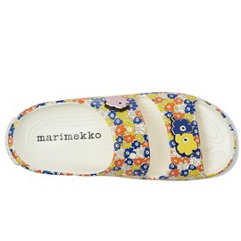 Crocs Unisex Classic Slides Sandal, Floral/Marimekko, 10 US Men