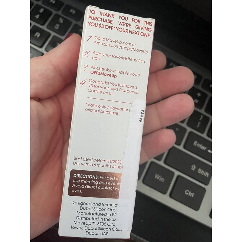 maveup Eyelash Growth Serum Booster. Enhanced Length. Works Like Magic.