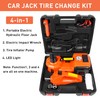 HEDWETO Electric Hydraulic Car Floor Jack Kit 12V DC 5