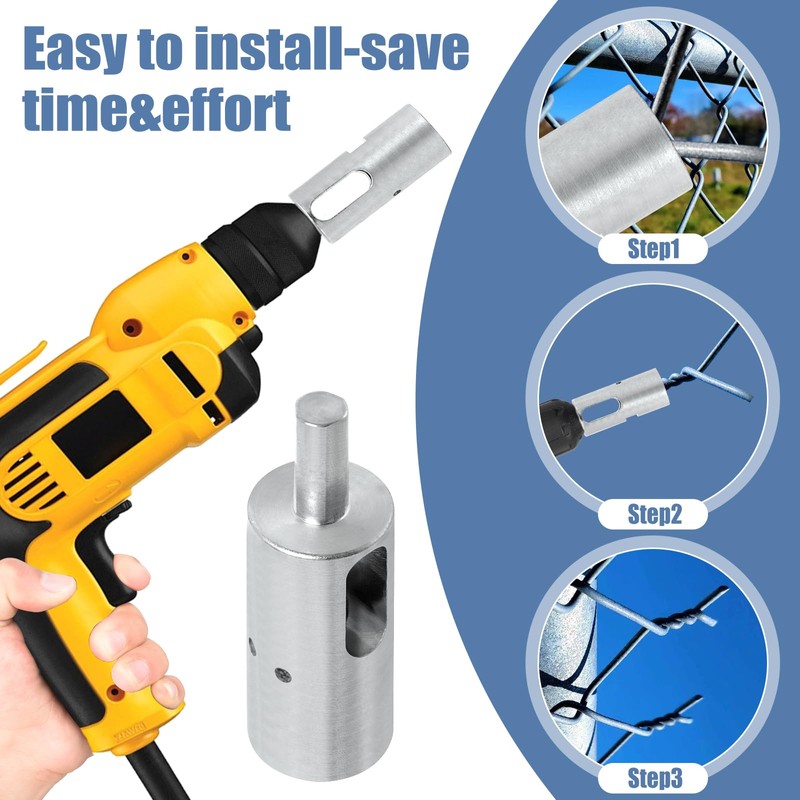 9 Gauge+11 Gauge Drill Chuck Tool EZ Twist Ties for