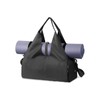 Gym Duffel Bag with Shoe Compartment and Yoga Mat Strap,