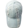 Unisex Ripped Distressed Denim Baseball Cap Trucker Hat Adjustable
