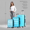 DUKAP RODEZ Hardside Luggage Set with Ergonomic Handles and TSA
