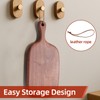 HIKTYEI Walnut Wood Cutting Board, Large Wooden Chopping Board with