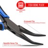 Fish Bone Pliers/Tweezers Stainless Steel Curved With Non-Slip Grip Black