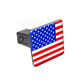 GRAPHICS & MORE USA Flag Tow Trailer Hitch Cover Plug Insert 1 1/4 inch (1.25")