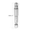 HARFINGTON 4pcs TT45 Star 7 Point Screwdriver Bit 1/4" Hex