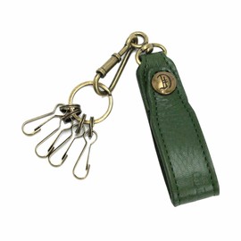 Credran CR-CL3695 Women's Key Strap, Genuine Leather, green